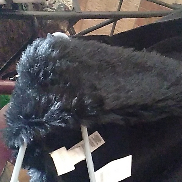 Chicos black Faux fur vest - Picture 3 of 3